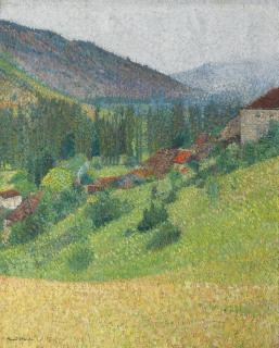 Henri Martin - Les Hauts De La-Bastide-Du-Vert Avec La Maison De M Pellet, Vus Depuis La Loge De Marquayrol