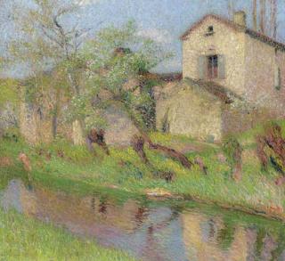 Henri Martin - Maison Au Bord du Ruisseau