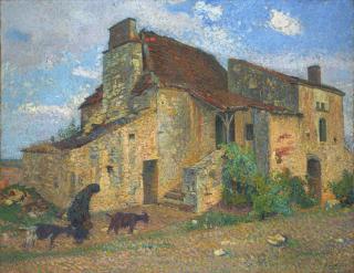 Henri Martin - Paysage de campagne