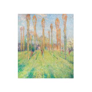 Henri Martin - Prairie ensoleillée aux peupliers