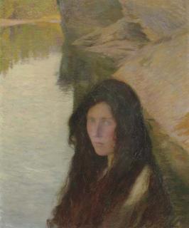 Henri Martin - Rêverie Au Bord de L\'Eau