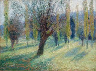 Henri Martin - Saules dans la vallée du Vert