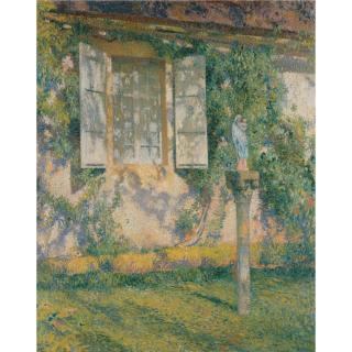 Henri Martin - Vierge À L\'Enfant Sur Une Colonne Devant La Façade De Marquayrol