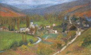 Henri Martin - Vue Générale de Labastide Du Vert Du Haut Du Parc de Marquayrol