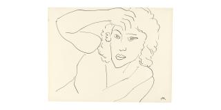 Henri Matisse - Buste de femme, le bras droit levé