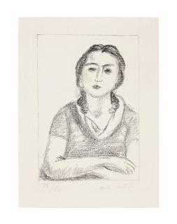 Henri Matisse - Buste de jeune Fille, les Bras croisés