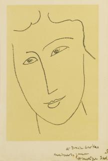 Henri Matisse - Echos: One Plate (D. Bk. 32)