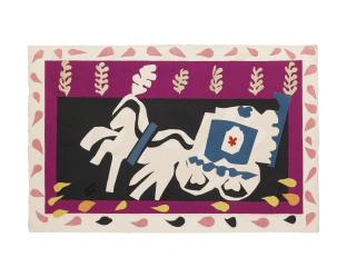 Henri Matisse - Enterrement de Pierrot, from Jazz