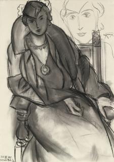Henri Matisse - Etude Pour \'Portrait Au Manteau Bleu\'