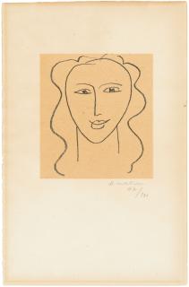 Henri Matisse - Études pour la Vierge, Visage