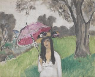 Henri Matisse - Femme À L\'Ombrelle Rose