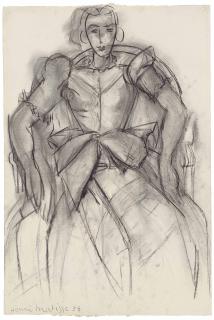 Henri Matisse - Femme assise à la robe de taffetas