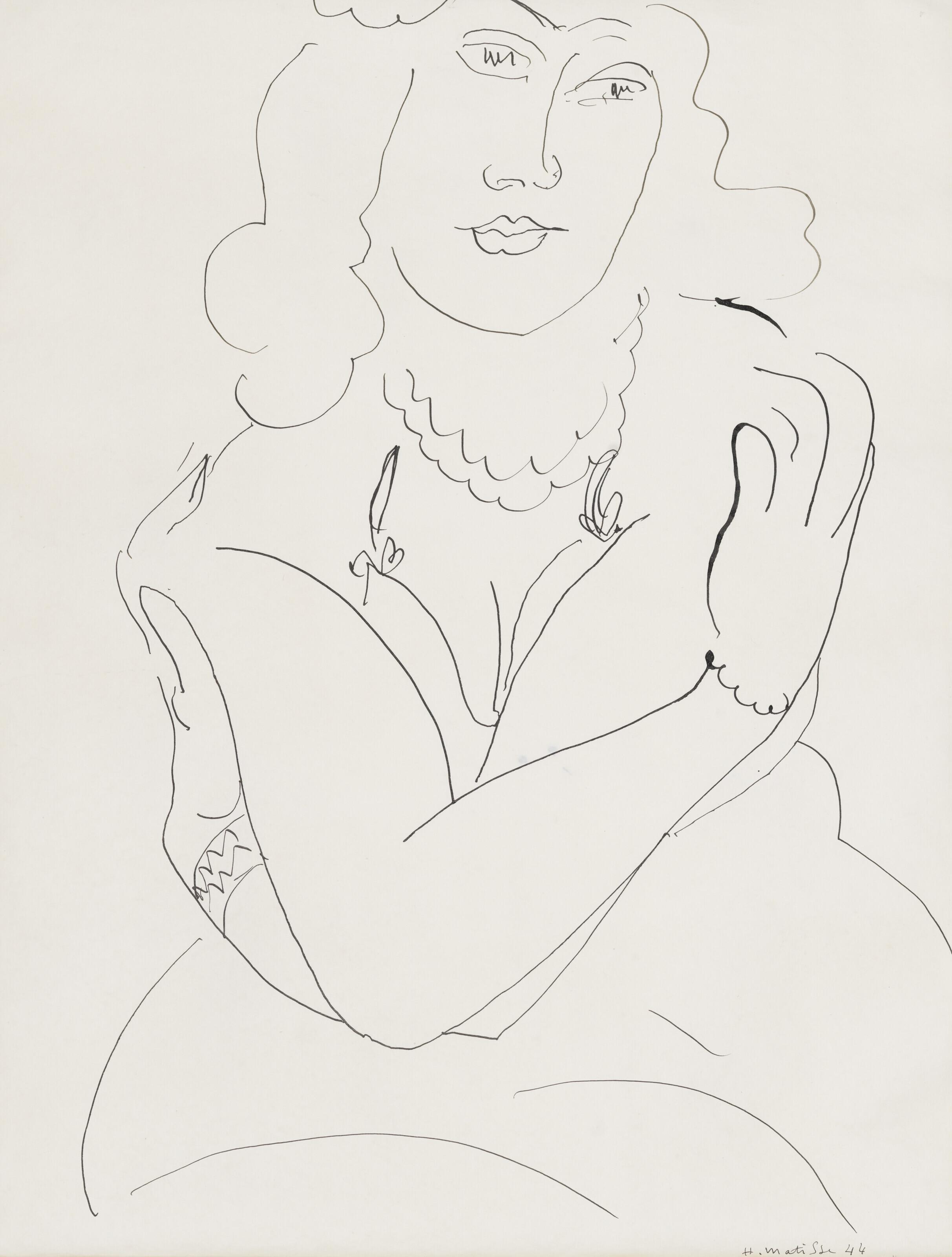 Henri Matisse - Femme assise, bras croisés