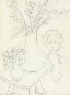 Henri Matisse - Femme et bouquets