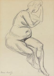 Henri Matisse - Femme nue enceinte assise