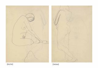 Henri Matisse - Femme Nue (Recto And Verso)