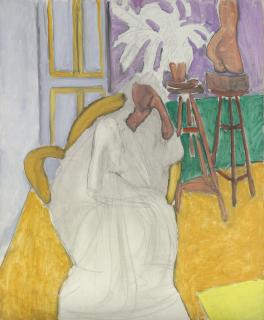 Henri Matisse - Figure assise et le torse grec (la gandoura)