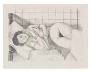 Henri Matisse - Figure endormie, châle sur les jambes