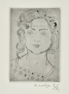 Henri Matisse - Fillette, blouse fleurie