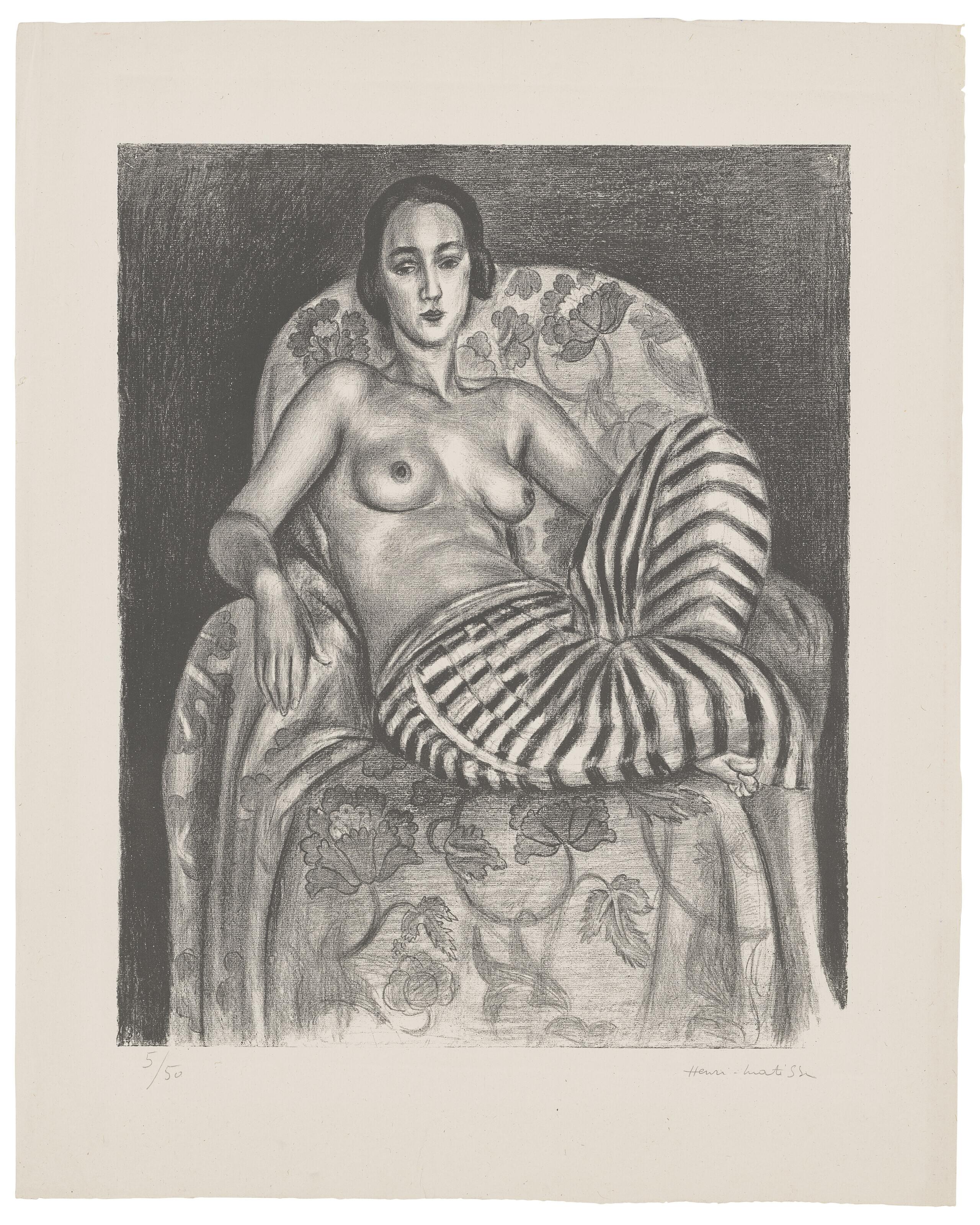 Henri Matisse - Grande odalisque à la culotte bayadère