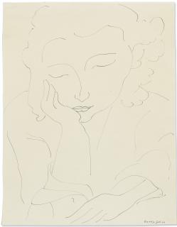 Henri Matisse - Jeune femme accoudée