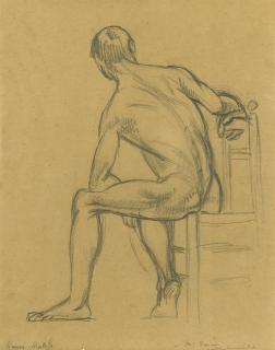 Henri Matisse - Jeune homme nu de dos assis