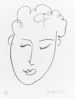 Henri Matisse - Jules Romains; frontispiece for Pierres levees (D. 23)