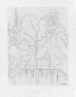 Henri Matisse - La Cite - Notre Dame (Duthuit 248)