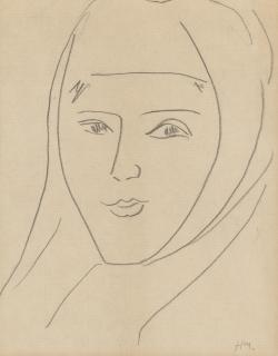 Henri Matisse - La femme au voile, Doucia