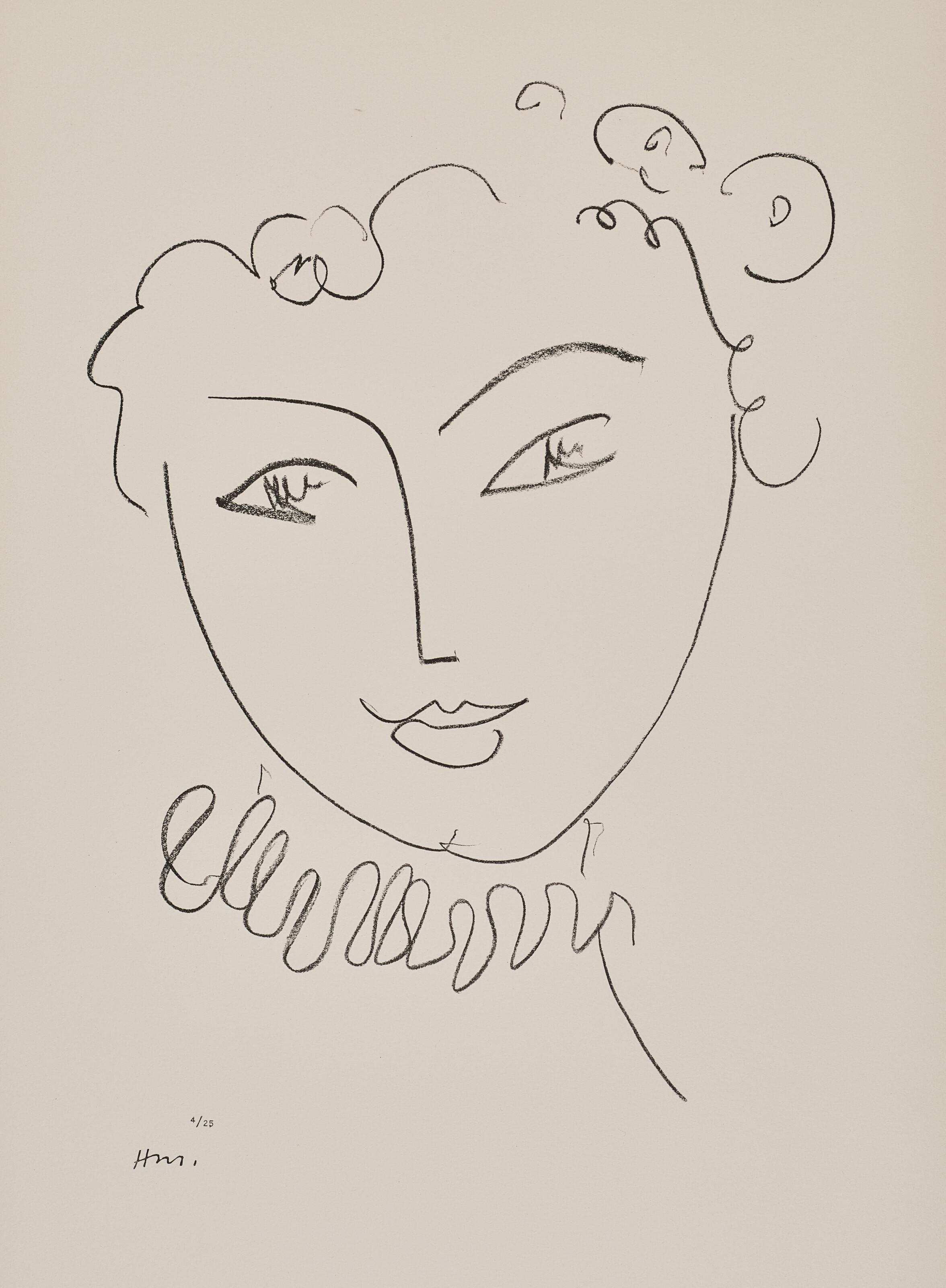 Henri Matisse - La pompadour