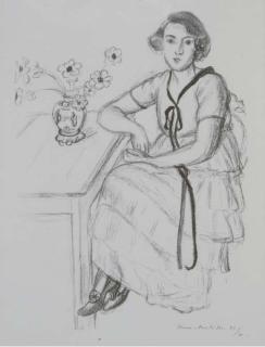 Henri Matisse - La Robe Jaune Au Ruban Noir (Duthuit 424)