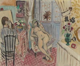 Henri Matisse - L\'artiste et le modèle nu
