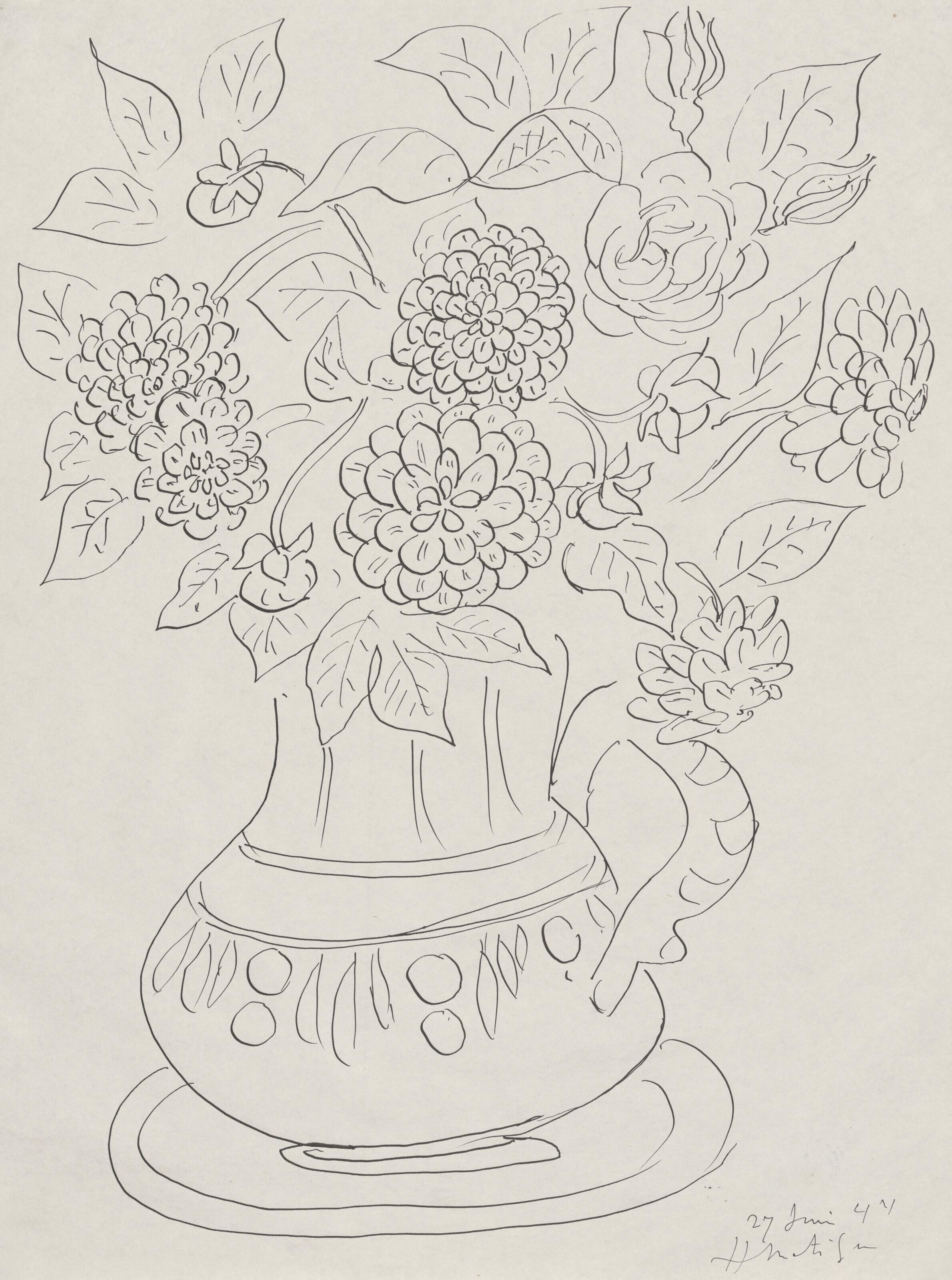 Henri Matisse - Le bouquet