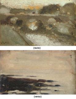 Henri Matisse - Le Pont Saint-Michel, Paris (Recto); Ecumes Dans La Brume (Verso)