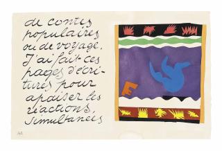 Henri Matisse - Le tobogan, plate XX, from: Jazz