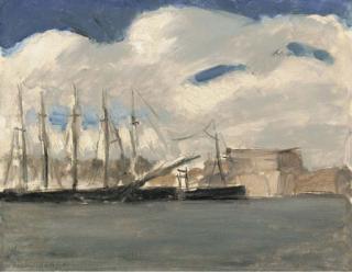 Henri Matisse - Les nouages blancs, vieux port de Marseille