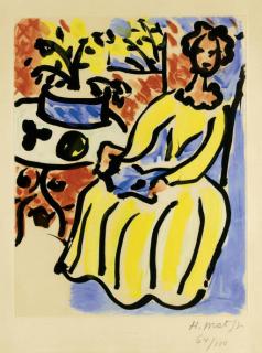 Henri Matisse - Marie-José en robe jaune (D. 817)