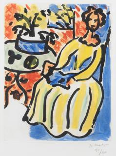 Henri Matisse - Marie-José en robe jaune