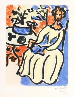 Henri Matisse - Marie-José en robe jaune