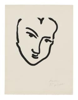 Henri Matisse - Nadia au visage penché