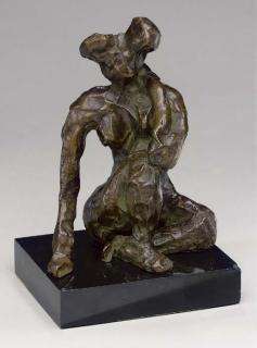 Henri Matisse - Nu Accroupi, Main Droite À Terre (Pochade)