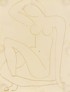Henri Matisse - Nu Assis, Le Bras Derrière La Tête