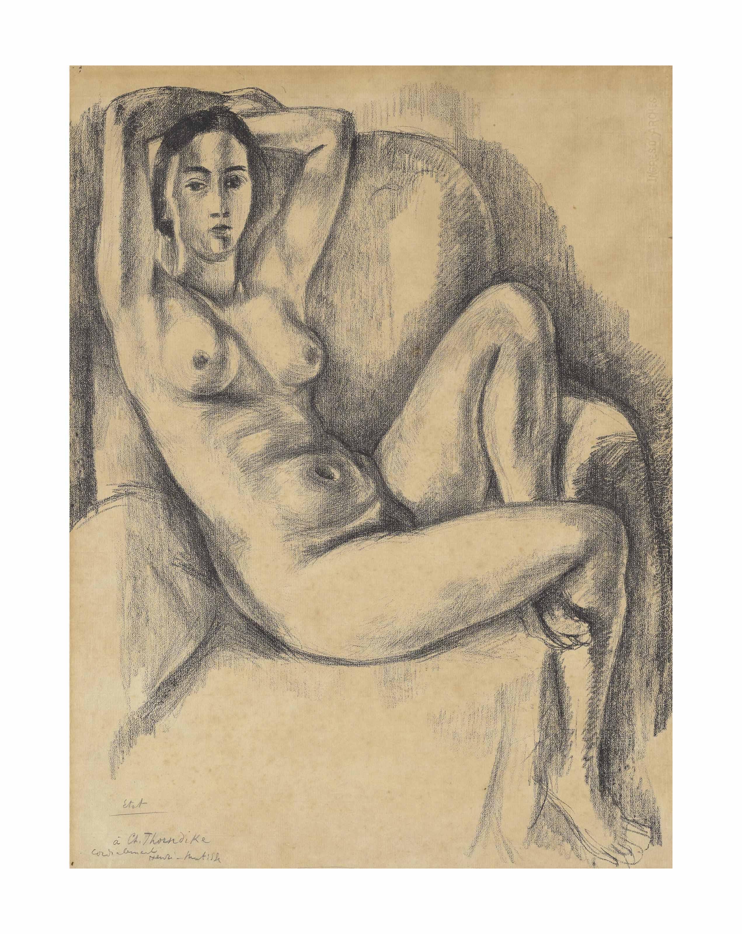 Henri Matisse - Nu au coussin bleu