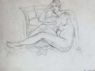 Henri Matisse - Nu au fauteuil arabe