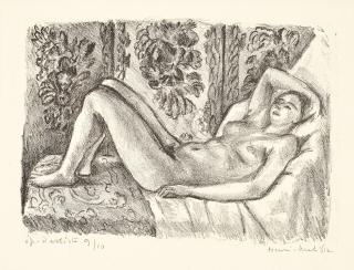 Henri Matisse - Nu Couché Au Paravent Louis Xiv