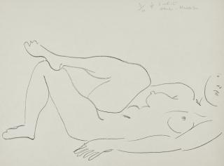 Henri Matisse - Nu couché au visage incomplet - étude de jambes