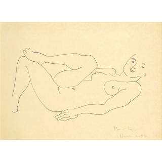 Henri Matisse - Nu couché, jambe repliée - Étude de jambes