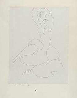 Henri Matisse - Nu pour Cleveland. „Quelle soie au baume de temps“. Souvenir du