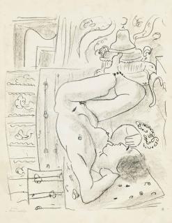 Henri Matisse - Nu renversé au brasero