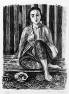 Henri Matisse - Odalisque à la coupe de fruits (D. 466)